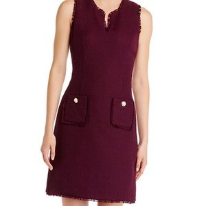 Karl Lagerfeld- Red Tweed Dress